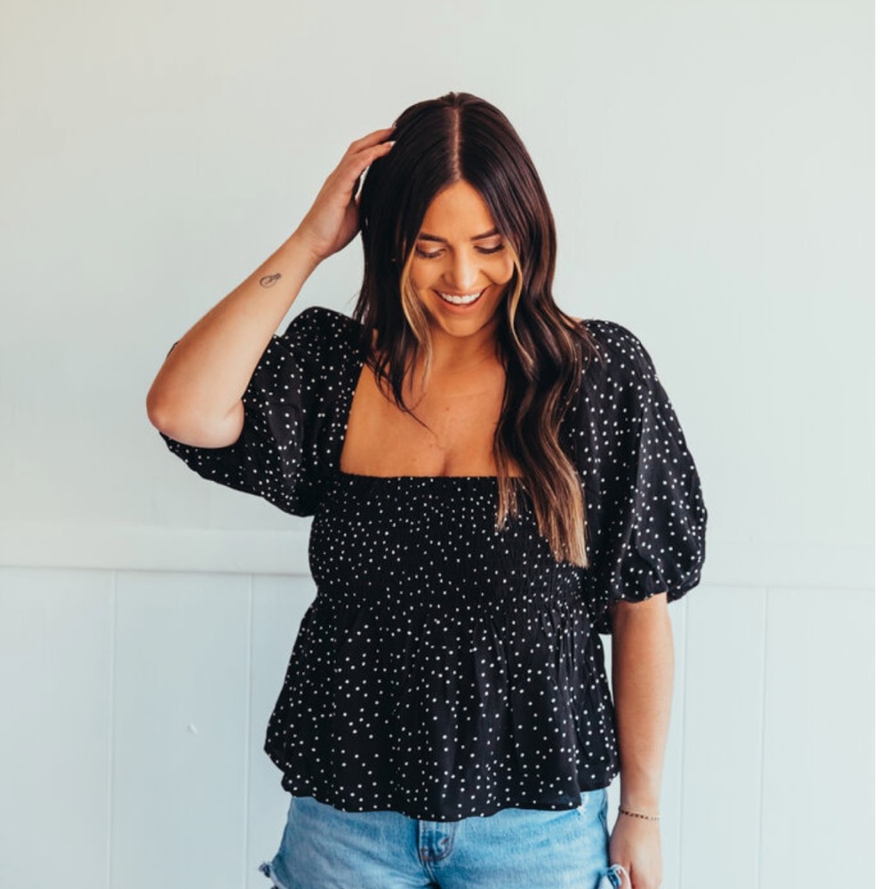 Polka blouse